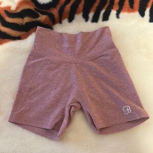 Bombshell sportswear Pink High-Waisted Shorts